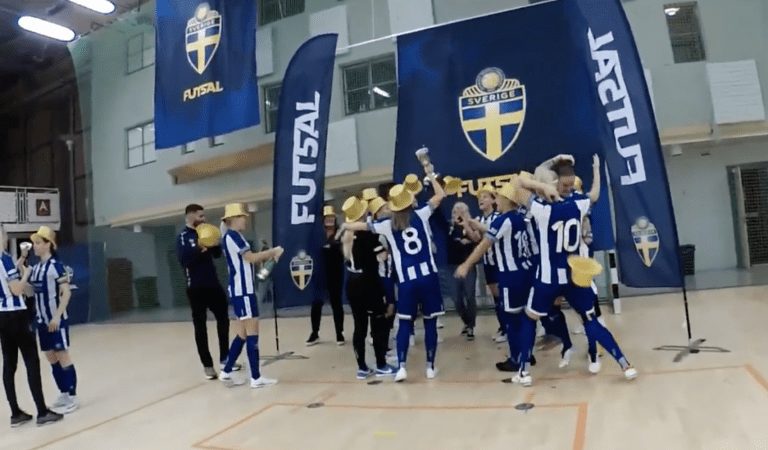TV: Här firar IFK Göteborg Futsal SM-guldet